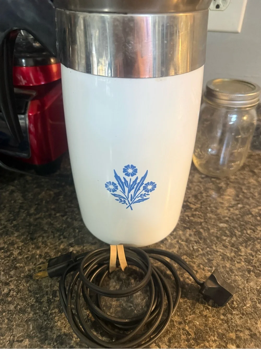 Corningware Stainless Steel Coffee/Tea Accessory Set with Black Accents